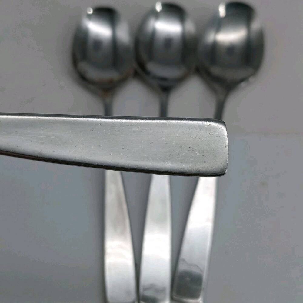 4X Tbsp Rogers Stanley Roberts Stainless Steel Flatware ALLISON Oval Soup Spoons